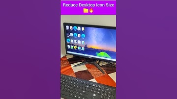 Reduce Desktop Icon Size 🖥️✅🔥🔥    #shorts #youtubeshorts #trending #shortvideo #ytshorts #viral