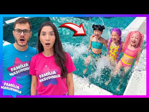 THE KPOP WARRIORS' DAUGHTERS INVADED OUR POOL ★ MASUDINHA FAMILY ★