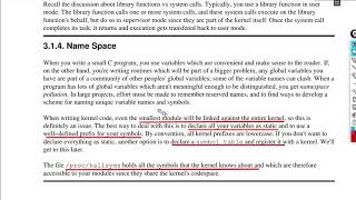 Kernel Vs User Space program and  Symbol Table