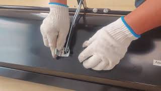 42 lawn sweeper assemble video