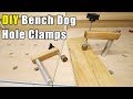 DIY Bench Dog Clamps - cheap and easy to make