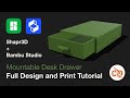 Shapr3D Tutorial for Beginners – Design a Mountable Drawer Step-by-Step | 3D Printing Project