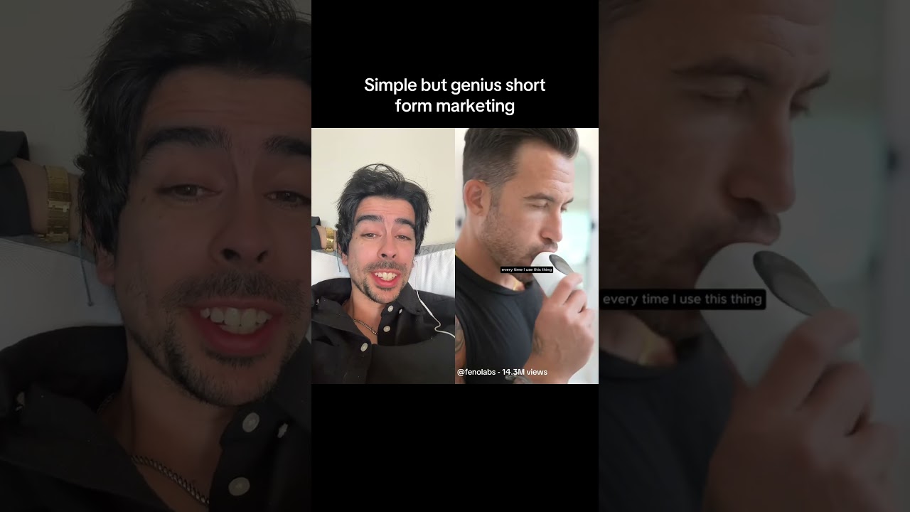 Simple But Genius Short Form Marketing | 14.3M Views