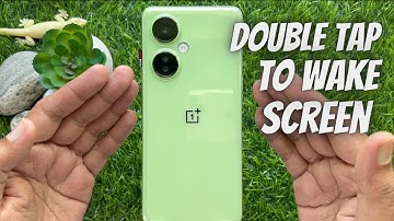 OnePlus Mobile || Double tap to wake or turn off screen Setting in OnePlus Nord CE 3 Lite 5G