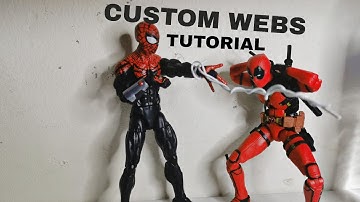 HOW TO MAKE CUSTOM SPIDERMAN WEBS TUTORIAL