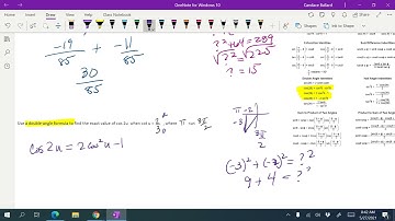 Using the double angle formula to find exact value