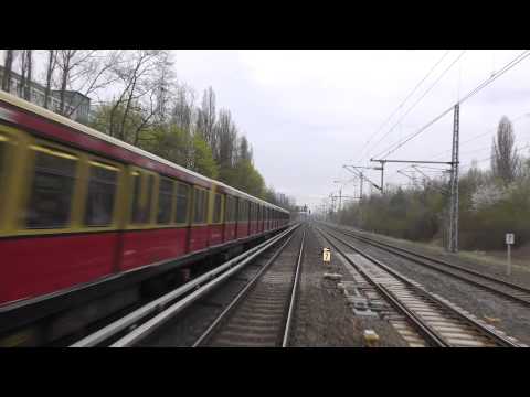 Führerstandsmitfahrt S-Bahn Berlin von Hennigsdorf nach Zeuthen auf der S8 mit BR 480 in 4K.