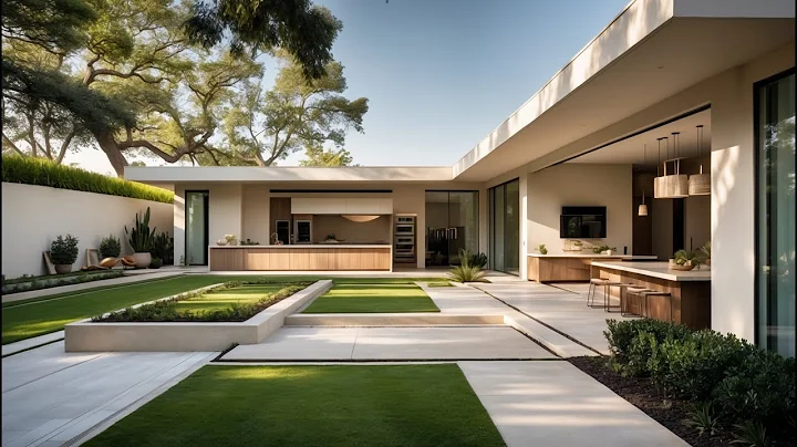 L-Shaped Homes With Courtyard Kitchens—A New Luxury Trend?