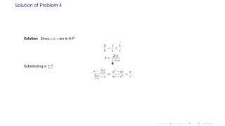 Harmonic Progression Theory and Problems 1-10