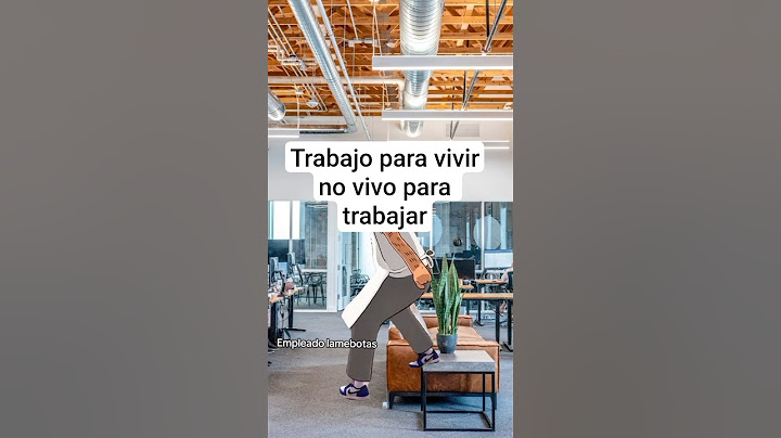 Trabajo para vivir
