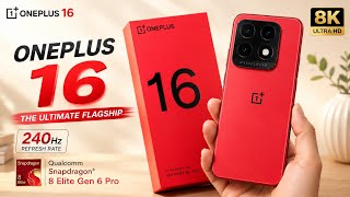 OnePlus 16 Leaks: 9000mAh Battery &amp; Snapdragon 8 Elite Gen 6 Pro! 
