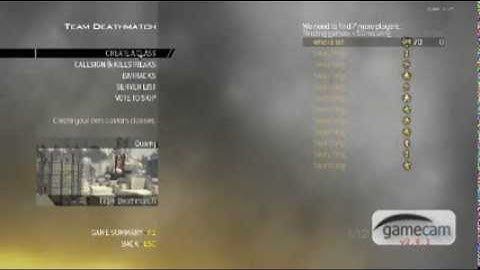 MW2 - Server List Error