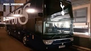 Tottenham Hotspur Football Team Bus Paris 26 November 2025 Before Psg Thfc Champions League Match