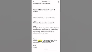 How to use ChatGPT? → Create Flashcards with ChatGPT #chatgptprompts #chatgpt