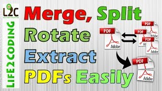 How to Combine or Merge, Split, Extract and Rotate Pages of a PDF Easily for Free on Windows screenshot 5