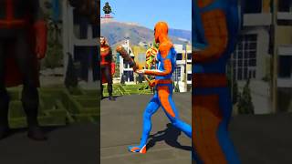Spider-Man Rescue batman vs iron man vs venom funny Game GTA 5 superhero#spiderman#gta#viralshorts