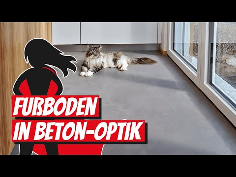 Fußboden in Beton-Optik | Renovieren