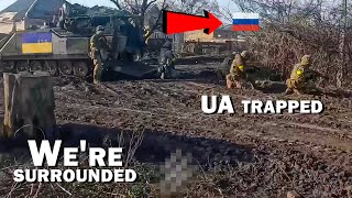 Ukrainian soldiers in a trap | The group is surrounded by Russians | Bakhmut / Kurdyumovka POV 18 