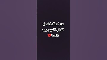 احترم القرآن الكريم