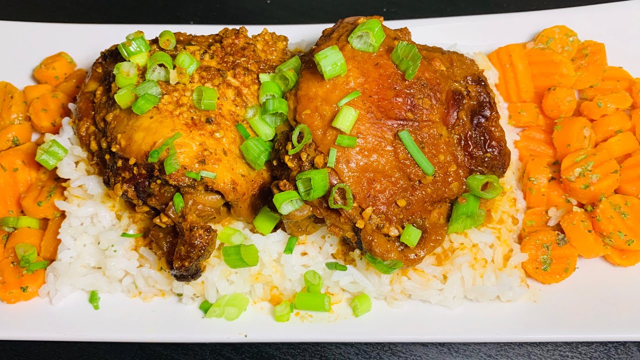 How to make Spicy Honey Garlic Chicken | pressure cooker meal - YouTube