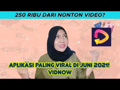 250 RIBU DARI NONTON VIDEO AJA? REVIEW VIDNOW TERBARU | APLIKASI PENGHASIL UANG 2021 NABNAB