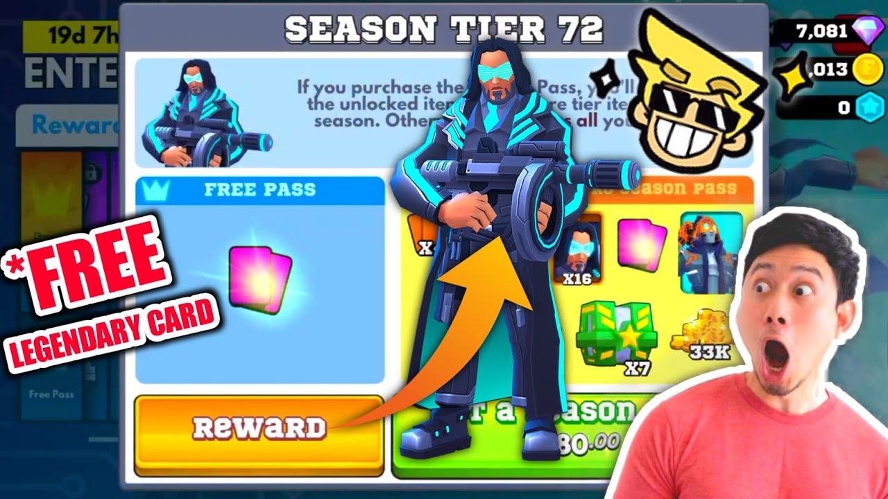 Free Legendary Card & Cyberagent Get In FRAG Pro Shooter Season Rewards