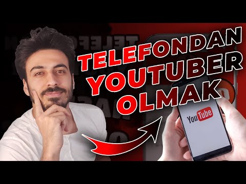 TELEFONDAN YOUTUBER OLMAK 2021! Telefondan Youtuber Nasıl Olunur? Mobilden Youtuber Olmak