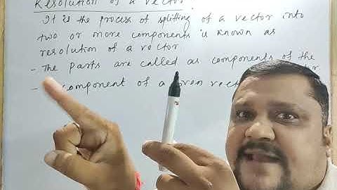 Scalars and Vectors part 4 by Sushanta Sir