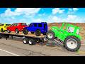 Эвакуатор Маккуин | Перевозки на грузовике - Выбоина против машины #383 - BeamNG.Drive