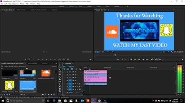 How to make an OUTRO on Adobe Premiere Pro (EASILY)