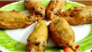 Lonkar Chop - Most Spicy Snacks Recipe Mirchi Pakora || Crispy Green Chilli Pakora || Lonkar Pakora
