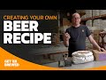 Creating your own beer recipe with geterbrewed