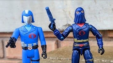 Super Bowl LVI 2022 TV Spot Super 7 Reaction GI Joe Cobra Commander Action Figures