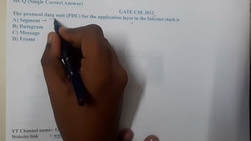 GATE CSE 2012 || Computer Networks || GATE Insights Version: CSE