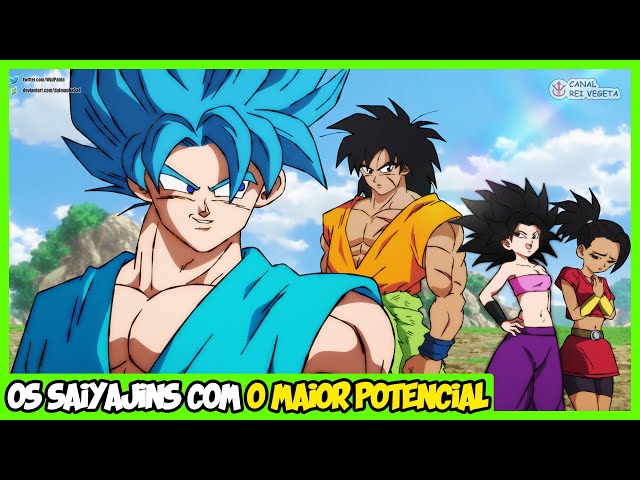 Os Saiyajins com o MAIOR POTENCIAL - DBZ, DBGT