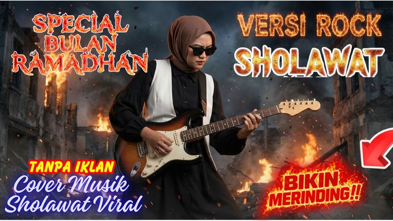 🛑 SPESIAL BULAN RAMADHAN 2026 | KUMPULAN SHOLAWAT PEMBUKA REJEKI, COVER VERSI SLOW ROCK 💥