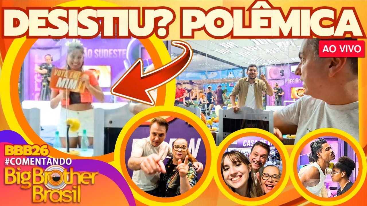 💣BBB26: DESISTIU? MARCEL FALA COM FABINHO AO VIVO, GABRIELA VAI ENTRAR? VISITAMOS A CASA DE VIDRO!