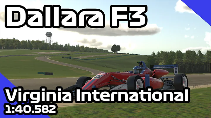 iRacing Hotlap Virginia International Raceway | Dallara F3 | 1:40.582