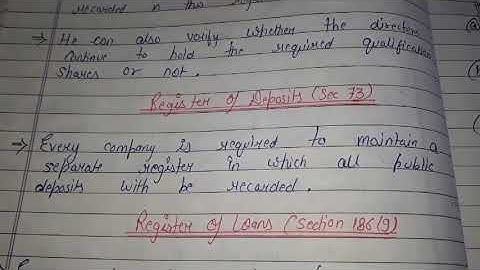 AUDITING|REGISTER OF DEPOSIT SECTION 73|CHAPTER-21|PART-175|HANDWRITTEN NOTES|| SSCOACHING||
