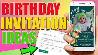 Details BIRTHDAY & BAPTISMAL INVITATION IDEAS USING MOBILE PHONE | MADZY21 News