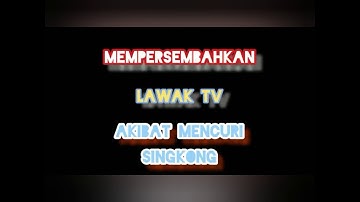 Akibat mencuri singkong#film pendek