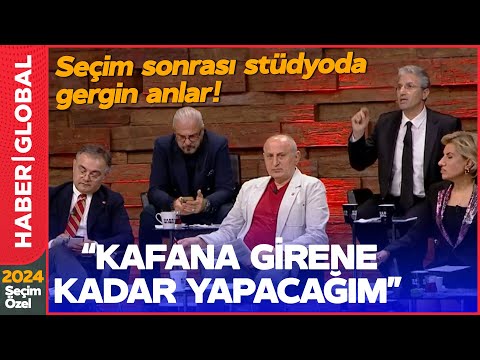 Seçim Sonrası Stüdyoda Tansiyon Yükseldi: Nedim Şener: Kafana Girene Kadar Yapacağım!