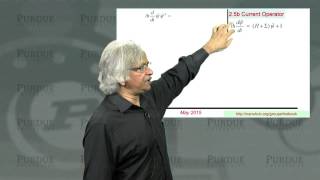 nanoHUB-U Fundamentals of Nanoelectronics B L2.5: Current Operator