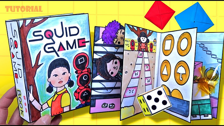 [✨paper diy✨] Squid game book🦑 오징어 게임 북 #squidgame #gamebook #종이놀이