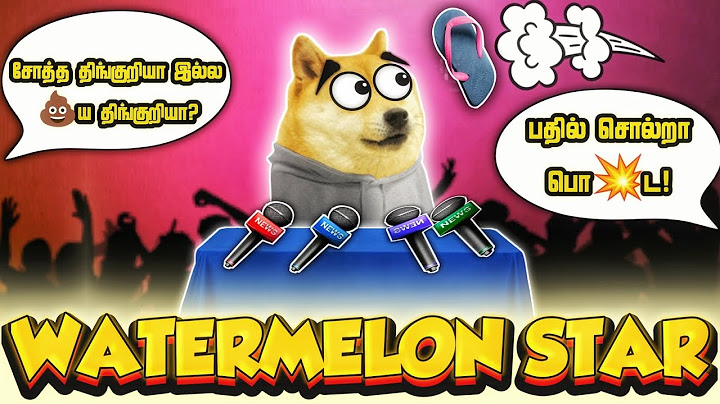 Watermelon Star Vs Reporter 🔥😂 | Cheems Version 🐶🍉
