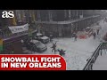SNOWBALL FIGHT Erupts In Unbelievable NEW ORLEANS Scene mp3