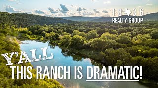 880± AC LIVE WATER TEXAS HILL COUNTRY RANCH FOR SALE