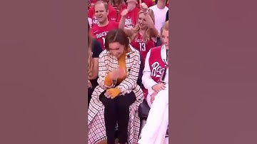 Thumbnail of The mascot couldn't believe he met Emilia Clarke from Game of Thrones