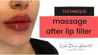 Lip Filler Massage and how to fix Bumps