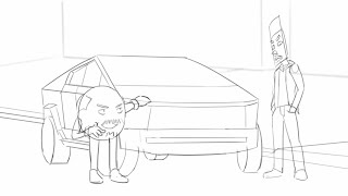 Tesla Cybertruck (Baku Animation)